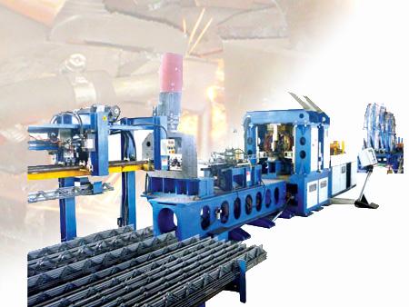 10p冷水机组应用于钢筋桁架焊接生产线